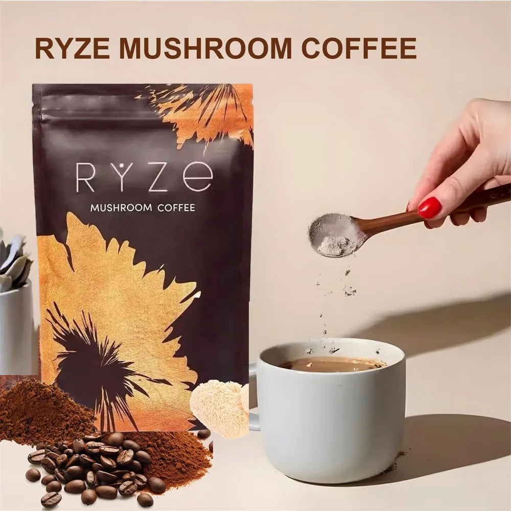 Mushroom Ground Coffee Sucrose-free Low Fat Coffee