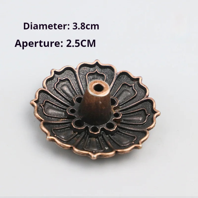 Alloy Lotus Incense Burner