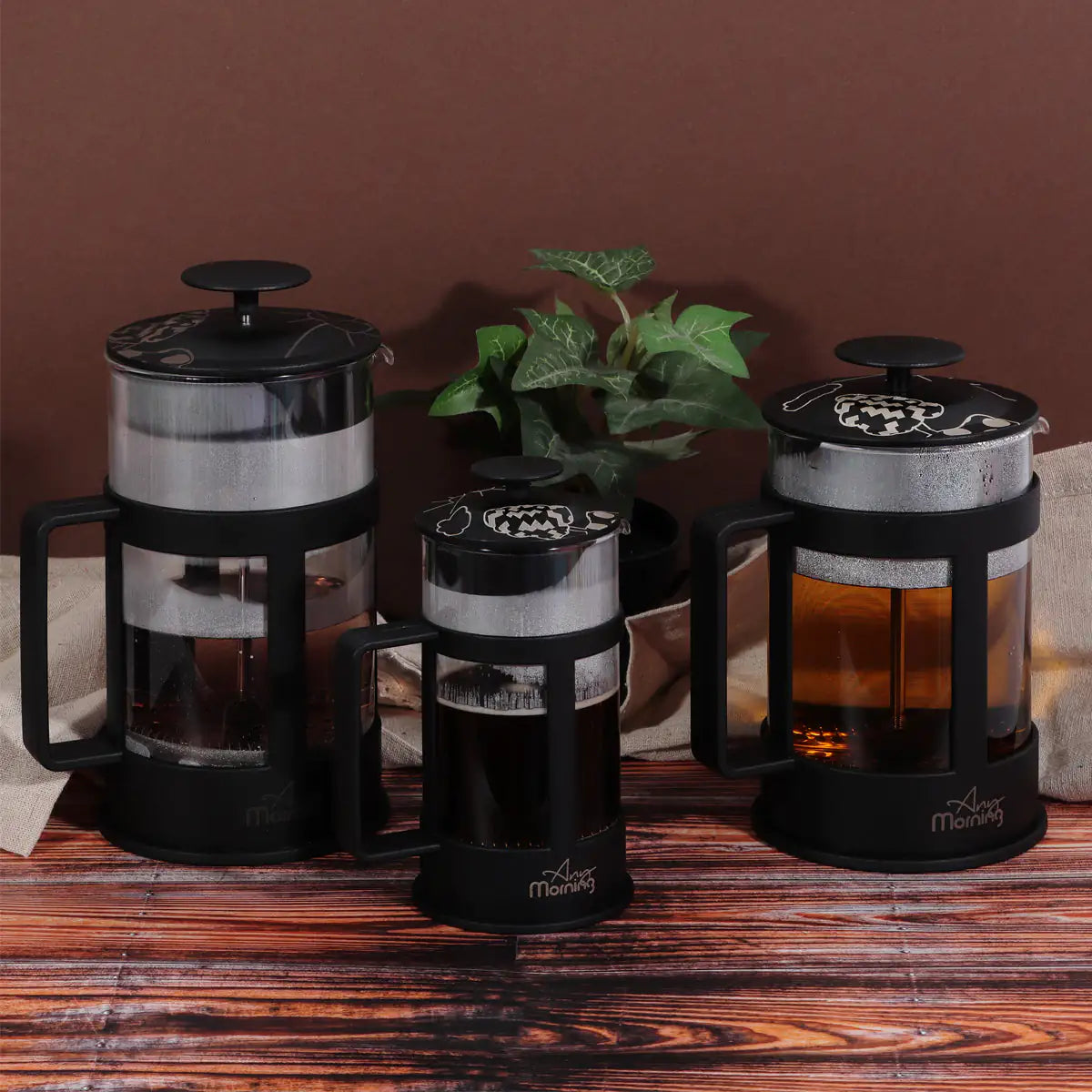 Any Morning FY04 French Press Coffee and Tea Maker 350 ml