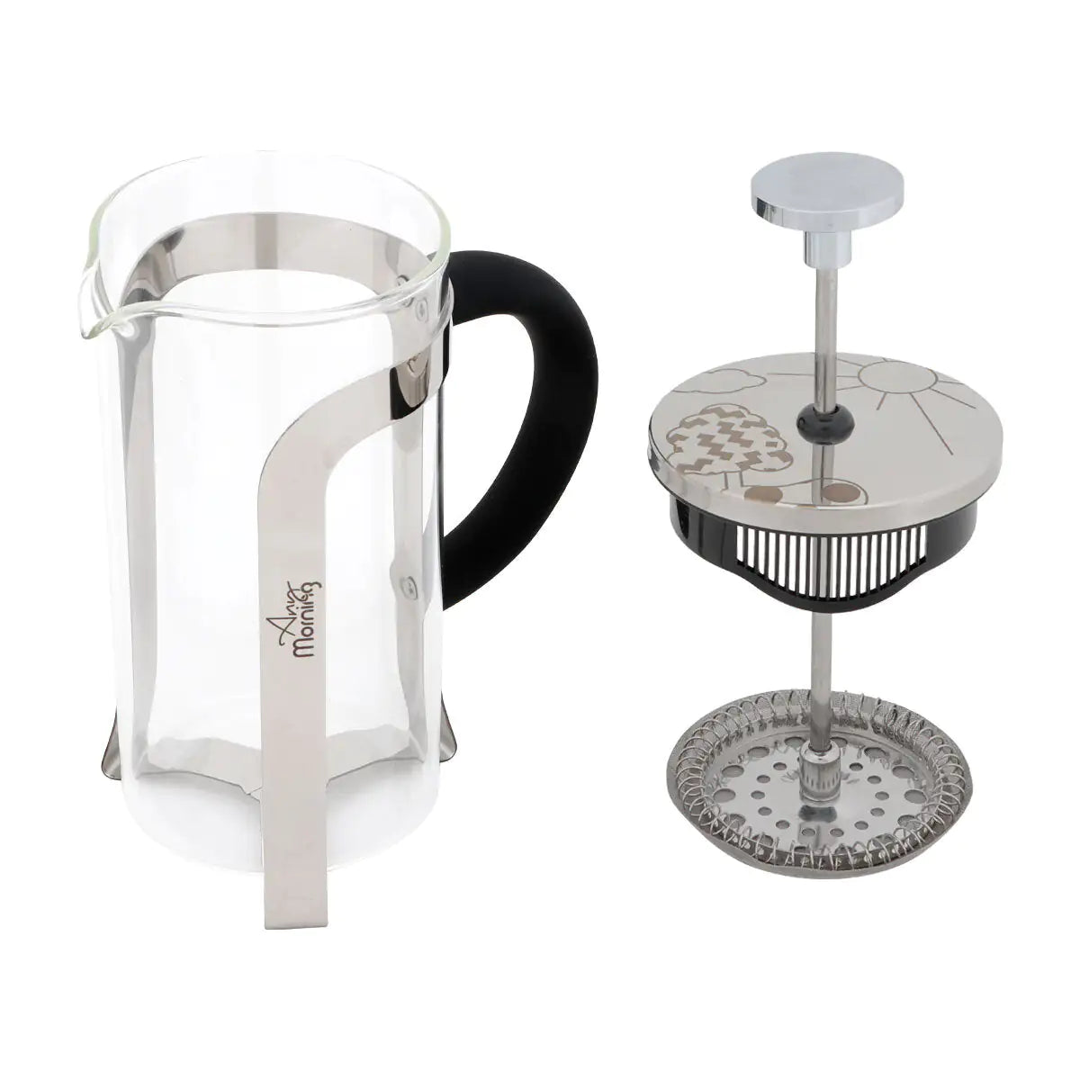 Any Morning FY450 French Press Coffee and Tea Maker 350 ml